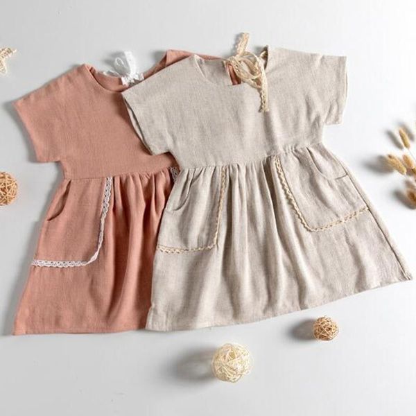 girl's dresses 2021 dress summer ruffles sleeves princess linen casual pocket sundress clothes girls, Red;yellow
girl's dresses 2021 dress summer ruffles sleeves princess linen casual pocket sundress clothes girls, Red;yellow