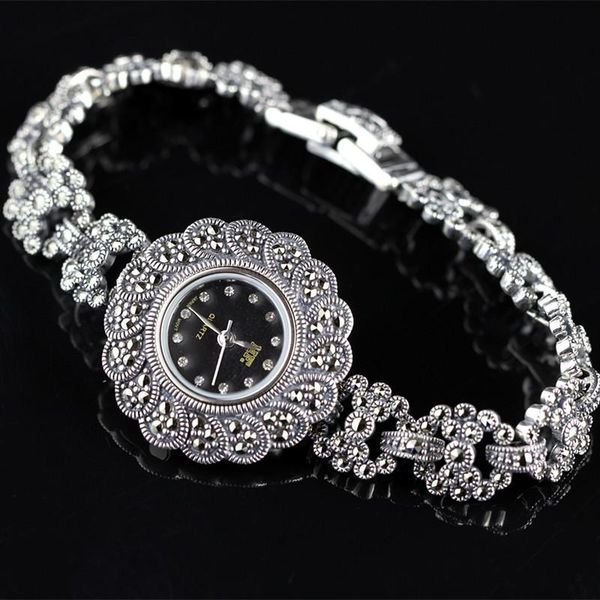 wristwatches character silver items s925 pure ornaments authentic thai manual mosaic female mark the lace vintage watches, Slivery;brown
wristwatches character silver items s925 pure ornaments authentic thai manual mosaic female mark the lace vintage watches, Slivery;brown