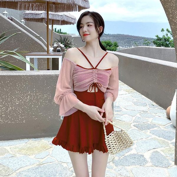 women's swimwear one-piece swimsuit women one piece swim suits for skirt female block halter korea solid push up
women's swimwear one-piece swimsuit women one piece swim suits for skirt female block halter korea solid push up