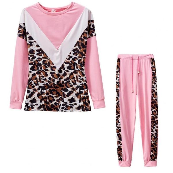women's two piece pants 1 set women sweatshirt sweatpants leopard patchwork v pattern o neck pullover drawstring ladies casual, White
women's two piece pants 1 set women sweatshirt sweatpants leopard patchwork v pattern o neck pullover drawstring ladies casual, White