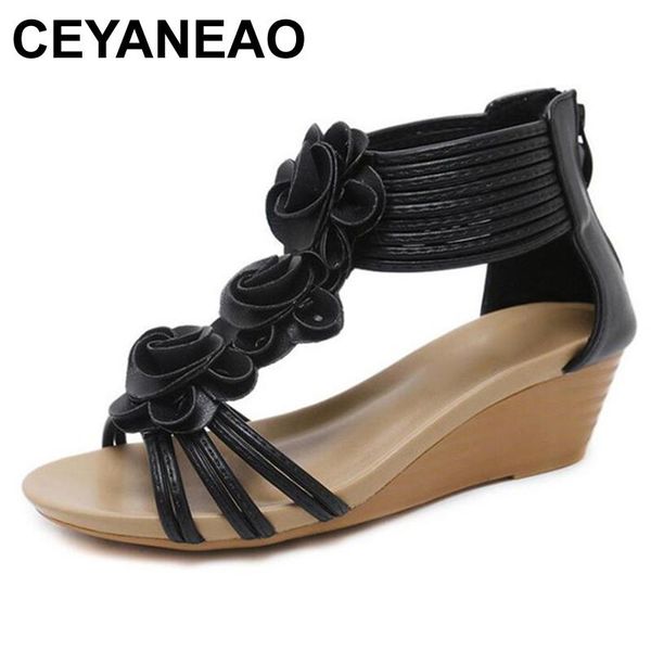 dress shoes ceyaneao 2021 summer sandals women's open-toe wedge decorated with flowers and a buckle high-heeled, Black
dress shoes ceyaneao 2021 summer sandals women's open-toe wedge decorated with flowers and a buckle high-heeled, Black