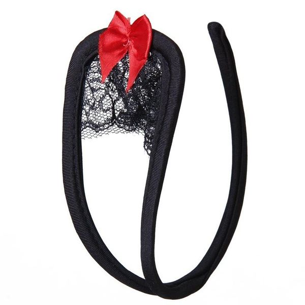 women's panties red bow/black lace women hollow underwear c string from the upper opening lingerie costumes, Black;pink
women's panties red bow/black lace women hollow underwear c string from the upper opening lingerie costumes, Black;pink