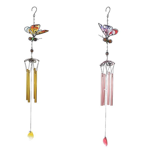 2pcthree-dimensional butterfly iron crafts wind chimes creative metal glass pain yard garden deco campanas de viento decorative objects & fi
2pcthree-dimensional butterfly iron crafts wind chimes creative metal glass pain yard garden deco campanas de viento decorative objects & fi