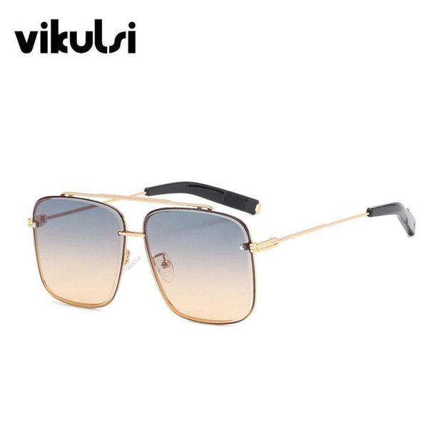sunglasses brand design men square women retro metal double beam trimmed lenses trendy men's driving sun glasses shades 2021, White;black
sunglasses brand design men square women retro metal double beam trimmed lenses trendy men's driving sun glasses shades 2021, White;black