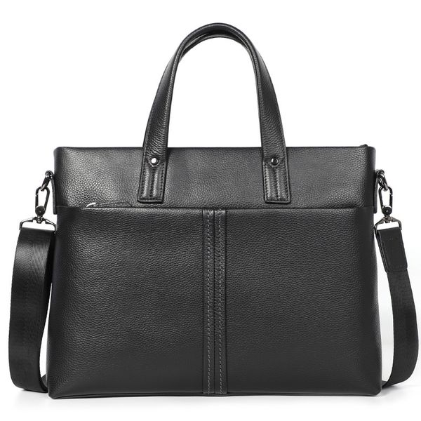 briefcase leather business men's bag handbag horizontal leisure one shoulder messenger soft tide
briefcase leather business men's bag handbag horizontal leisure one shoulder messenger soft tide