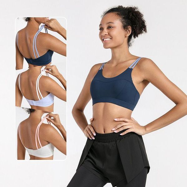 one-piecefixed sport bra straps color matching wireless push up mesh bralette sports bras for women workout yoga halter gym clothin, White;black
one-piecefixed sport bra straps color matching wireless push up mesh bralette sports bras for women workout yoga halter gym clothin, White;black
