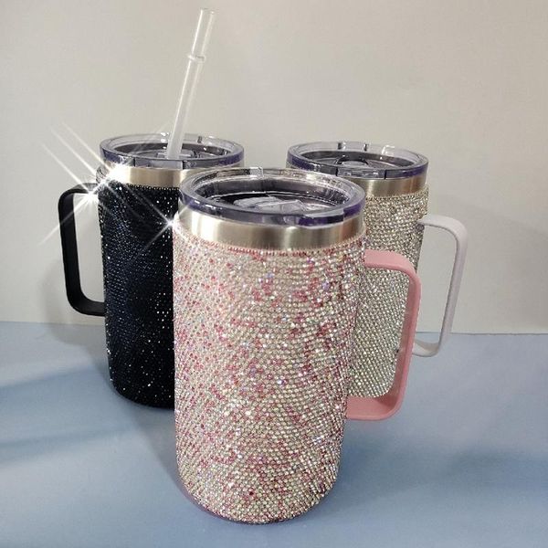 mugs 750ml stainless steel rhinestone coffee travel cup with handle lid diamond vacuum insulated mug drink water bottle women gifts
mugs 750ml stainless steel rhinestone coffee travel cup with handle lid diamond vacuum insulated mug drink water bottle women gifts