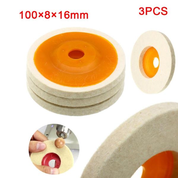 sanders 3pcs 4'' 100mm wool felt polishing buffing wheel polisher disc pad angle grinder for glass scratches
sanders 3pcs 4'' 100mm wool felt polishing buffing wheel polisher disc pad angle grinder for glass scratches