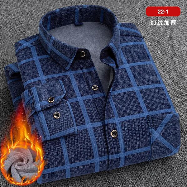 men's casual shirts oversized l-9xl plaid shirt autumn winter fashion middle-aged elderly thickened warm fleece velvet dress, White;black
men's casual shirts oversized l-9xl plaid shirt autumn winter fashion middle-aged elderly thickened warm fleece velvet dress, White;black