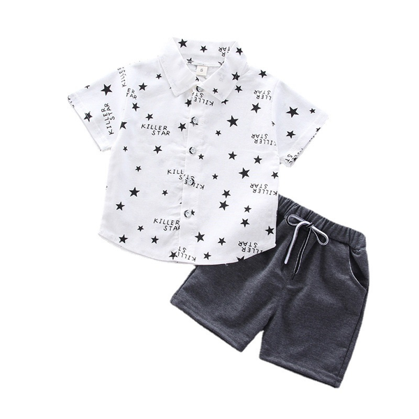 summer born baby boys clothes children girls cotton shirt shorts 2pcs/sets toddler casual costume fashion kids tracksuits clothing sets, White
summer born baby boys clothes children girls cotton shirt shorts 2pcs/sets toddler casual costume fashion kids tracksuits clothing sets, White