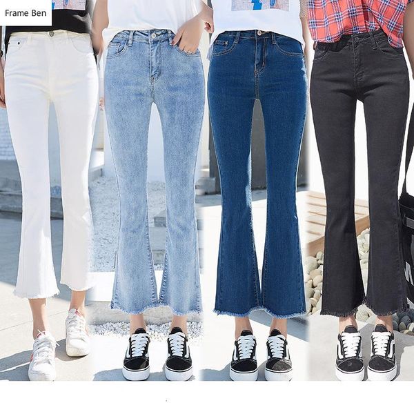 women's jeans women fashion high waisted skinny wide leg woman stretch slim ankle length flare plus size, Blue
women's jeans women fashion high waisted skinny wide leg woman stretch slim ankle length flare plus size, Blue