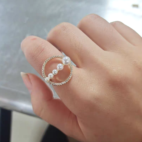 cluster rings fashion designer zircon pearl circle for women 2021 jewelry korean micro pave ring adjustable, Golden;silver
cluster rings fashion designer zircon pearl circle for women 2021 jewelry korean micro pave ring adjustable, Golden;silver