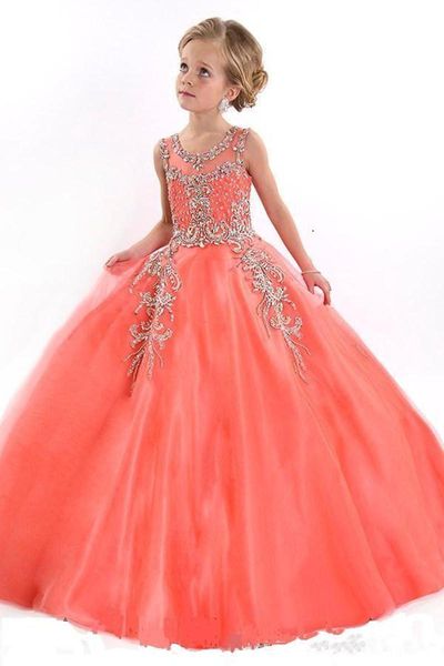girl's dresses little princess pageant puffy tulle appliques sheer jewel crystal beading flower girls dress birthday gowns, Red;yellow
girl's dresses little princess pageant puffy tulle appliques sheer jewel crystal beading flower girls dress birthday gowns, Red;yellow
