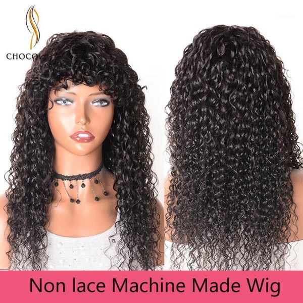 curly brazilian hair wigs with bangs long water wave human wholesale wig vendors perruque cheveux humain1, Black;brown
curly brazilian hair wigs with bangs long water wave human wholesale wig vendors perruque cheveux humain1, Black;brown
