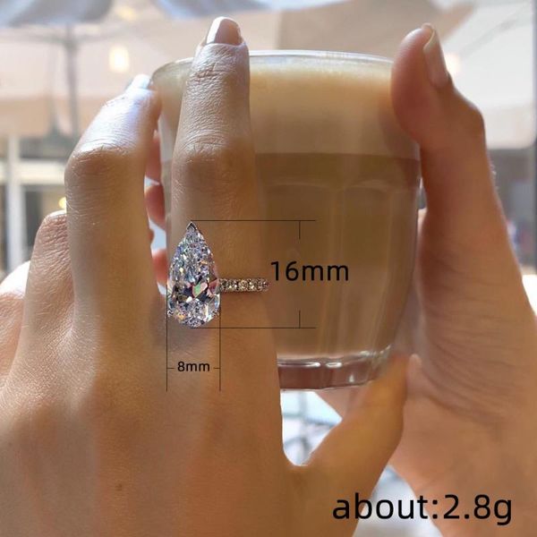 arrival luxury solitaire big water drop cz engagement women rings for girl lover pear shape zircon elegant jewelry wedding, Slivery;golden
arrival luxury solitaire big water drop cz engagement women rings for girl lover pear shape zircon elegant jewelry wedding, Slivery;golden