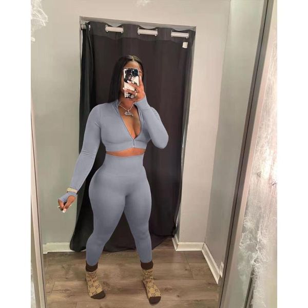 women's two piece pants autumn yoga tracksuit sets zipper long sleeve crop and high waisted leggings outside athletic activewear, White
women's two piece pants autumn yoga tracksuit sets zipper long sleeve crop and high waisted leggings outside athletic activewear, White