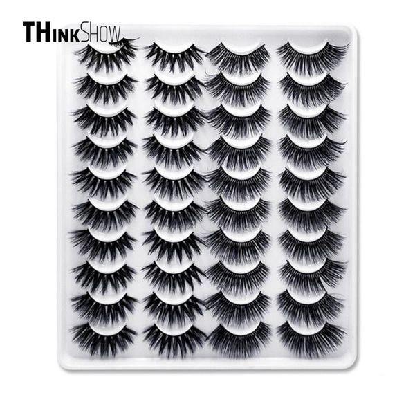 false eyelashes thinkshow 20 pairs 3d mink lashes natural faux cils makeup dramatic wholesale fake eyelash extension
false eyelashes thinkshow 20 pairs 3d mink lashes natural faux cils makeup dramatic wholesale fake eyelash extension