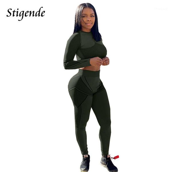 stigende women slim bodycon sport fitness tracksuit autumn workout two piece set long sleeve crop sweatshirt and sweatpants women's tra, Gray
stigende women slim bodycon sport fitness tracksuit autumn workout two piece set long sleeve crop sweatshirt and sweatpants women's tra, Gray