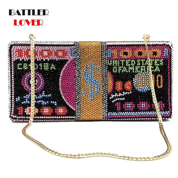 inlaid diamond evening bag dollars design women wedding zero wallet stack of cash funny money handbag bags
inlaid diamond evening bag dollars design women wedding zero wallet stack of cash funny money handbag bags