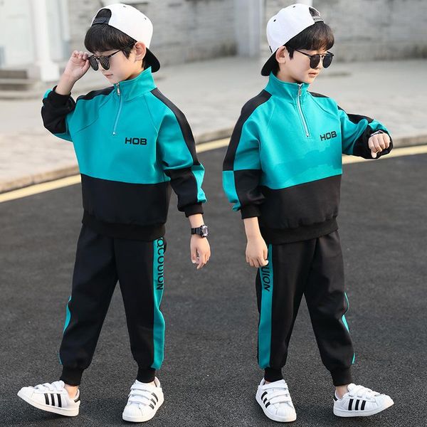 clothing sets soft spring summer boys suits sweatshirts + pants 2pcs/set kids jacket teenager sport leisure tracksuit high quality, White
clothing sets soft spring summer boys suits sweatshirts + pants 2pcs/set kids jacket teenager sport leisure tracksuit high quality, White