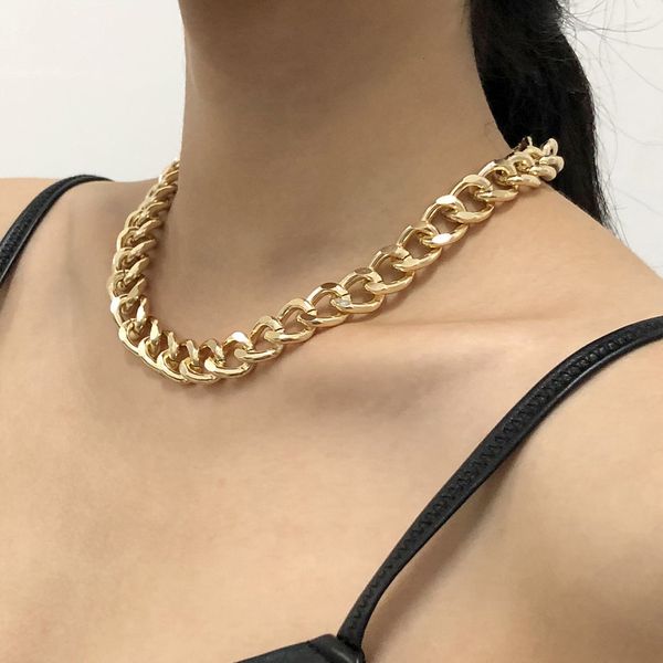 2021 mode grote ketting voor vrouwen twist goud zilver kleur chunky dikke lock choker en partij sieraden, Silver
2021 mode grote ketting voor vrouwen twist goud zilver kleur chunky dikke lock choker en partij sieraden, Silver