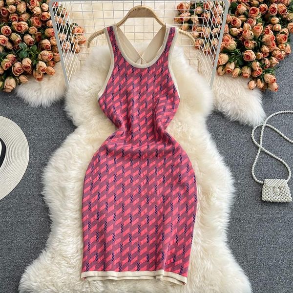 casual dresses knitted bodycon dress women fashion summer sleeveless geometric pattern criss cross backless slim tank streetwear, Black;gray
casual dresses knitted bodycon dress women fashion summer sleeveless geometric pattern criss cross backless slim tank streetwear, Black;gray