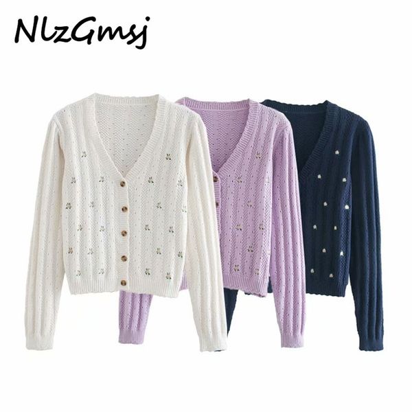 women elegant embroidery cardigan vintage jumper lady fashion fit knitted coat 210628, White
women elegant embroidery cardigan vintage jumper lady fashion fit knitted coat 210628, White