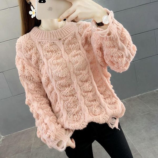 women's sweaters women 2021 autumn winter loose o-neck warm female hollow out sweater ladies solid pullover knitted m899, White;black
women's sweaters women 2021 autumn winter loose o-neck warm female hollow out sweater ladies solid pullover knitted m899, White;black