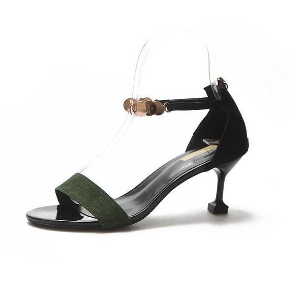 women buckle sandals 2021 ladies high heel pumps stiletto fish mouth shoes brand designer for, Black
women buckle sandals 2021 ladies high heel pumps stiletto fish mouth shoes brand designer for, Black