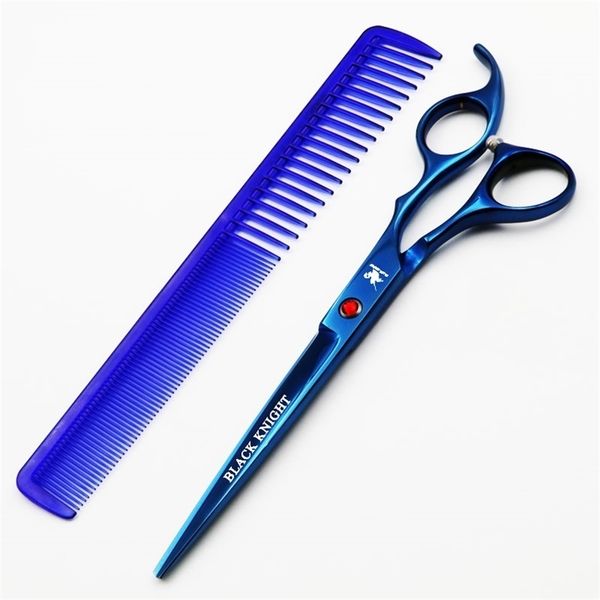 7 inch professional hairdressing scissors pet grooming barber cutting shears blue style with comb 220212
7 inch professional hairdressing scissors pet grooming barber cutting shears blue style with comb 220212