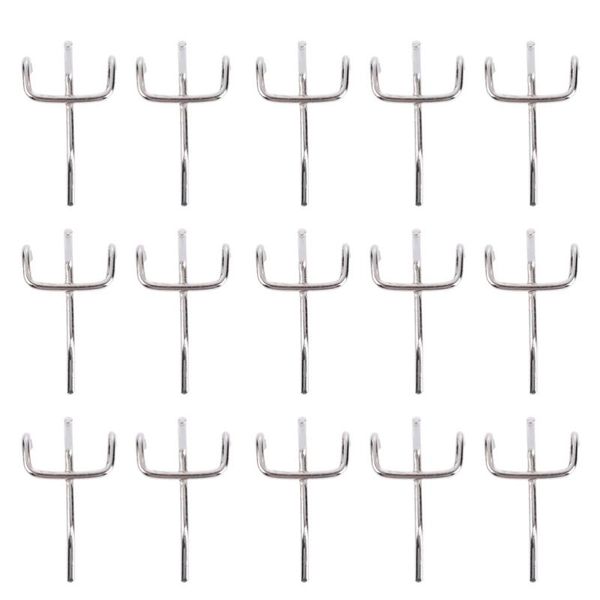 50pcs shelf hook supermarket shelves three foot hole board fork triangular (3.3mm width/2.5cm ho hooks & rails
50pcs shelf hook supermarket shelves three foot hole board fork triangular (3.3mm width/2.5cm ho hooks & rails