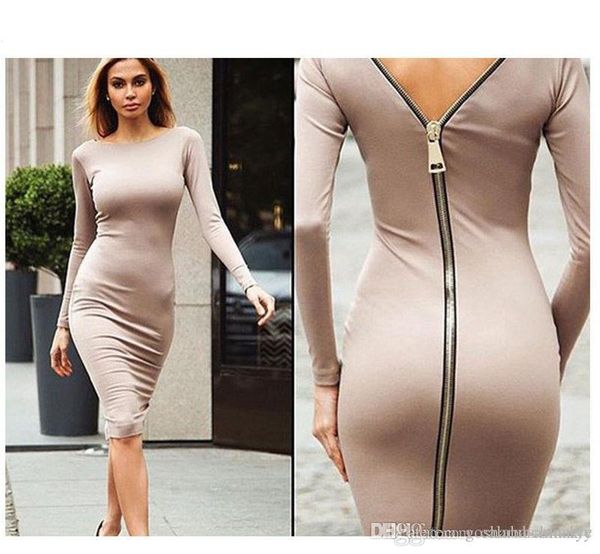 autumn winter women dress long sleeve crew neck ladies dress solid color nightclub dresses new arrival, Black;gray
autumn winter women dress long sleeve crew neck ladies dress solid color nightclub dresses new arrival, Black;gray