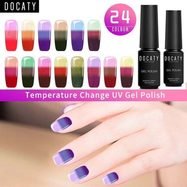 docaty 8ml thermal gel nail polish temperature color changing soak off uv varnish art design1, Red;pink
docaty 8ml thermal gel nail polish temperature color changing soak off uv varnish art design1, Red;pink