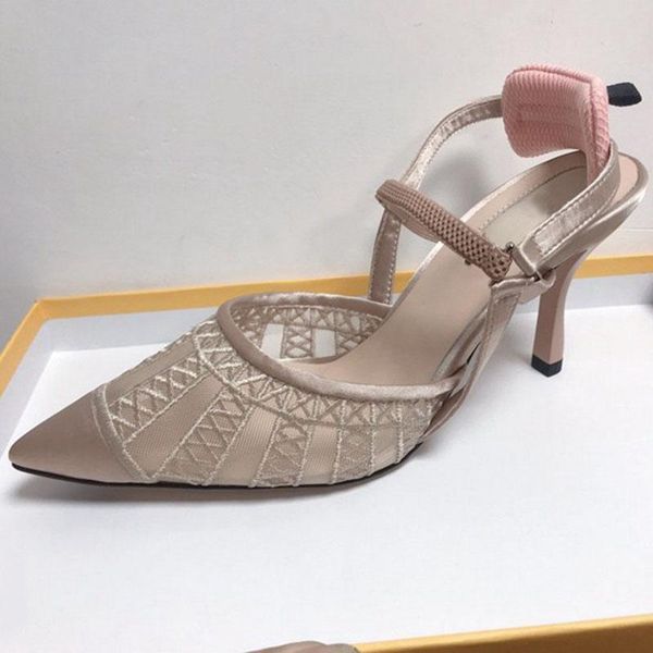 dress shoes fishnet hollow poined toe high heel sandals women lace ankle strap 2021 summer party mujer office ladies, Black
dress shoes fishnet hollow poined toe high heel sandals women lace ankle strap 2021 summer party mujer office ladies, Black