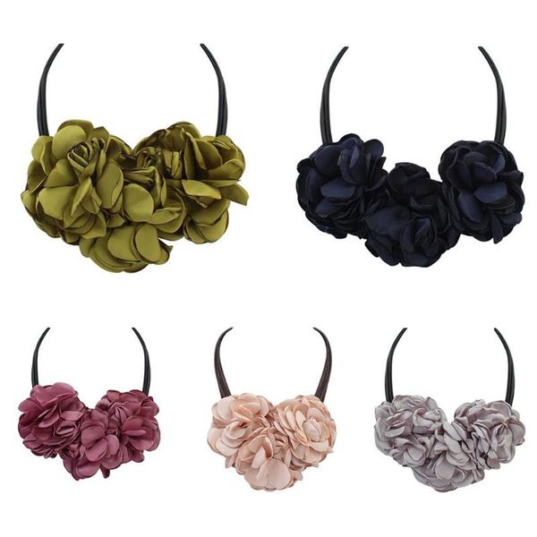 woman jewelry accessories all- bohemia rose flower choker fabala vintage elegant necklace fabric chokers, Golden;silver
woman jewelry accessories all- bohemia rose flower choker fabala vintage elegant necklace fabric chokers, Golden;silver