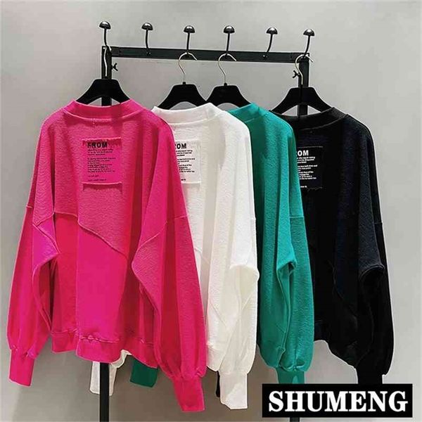 fashion crew neck large size loose sweatshirt women's casual pullover hoodie blank plain shirt hoody 210809, Black
fashion crew neck large size loose sweatshirt women's casual pullover hoodie blank plain shirt hoody 210809, Black