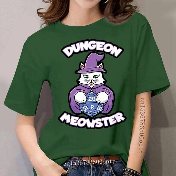 women's t-shirt dungeon meowster tablefunny magician cat d20 t shirt over size s-5xl solid color spring kawaii tee printed shir, White
women's t-shirt dungeon meowster tablefunny magician cat d20 t shirt over size s-5xl solid color spring kawaii tee printed shir, White