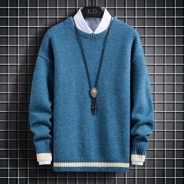men's sweaters baldauren winter youth men's harajuku sweater pullover pure color wild round neck fashion knitwear, White;black
men's sweaters baldauren winter youth men's harajuku sweater pullover pure color wild round neck fashion knitwear, White;black