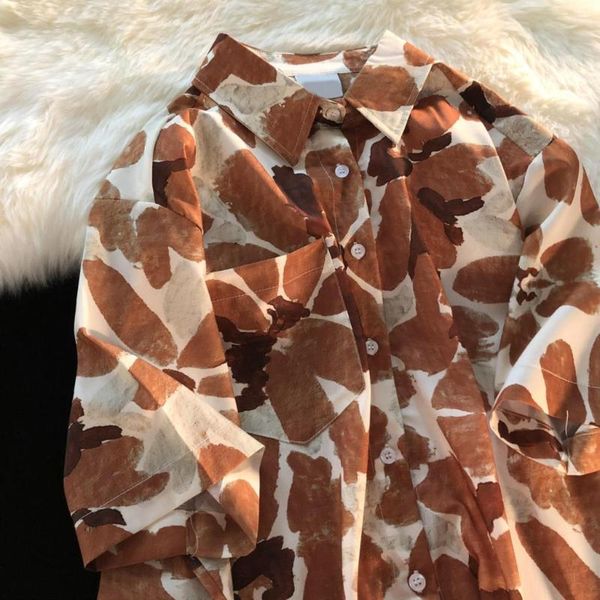 women's blouses & shirts and the japanese ancient feeling ink flower shirt female summer loose niche vintage wind thin choli tide, White
women's blouses & shirts and the japanese ancient feeling ink flower shirt female summer loose niche vintage wind thin choli tide, White
