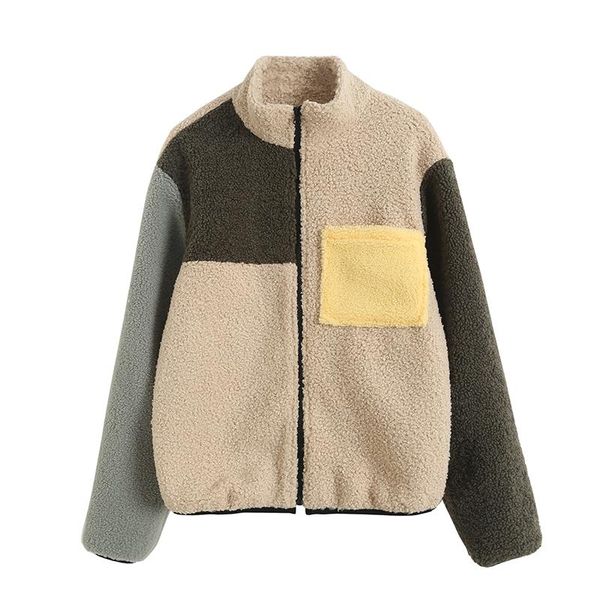 women's jackets women 2022 fashion splicing faux fur teddy jacket coat vintage long sleeve pockets decorate female outerwear streetwear, Black;brown
women's jackets women 2022 fashion splicing faux fur teddy jacket coat vintage long sleeve pockets decorate female outerwear streetwear, Black;brown