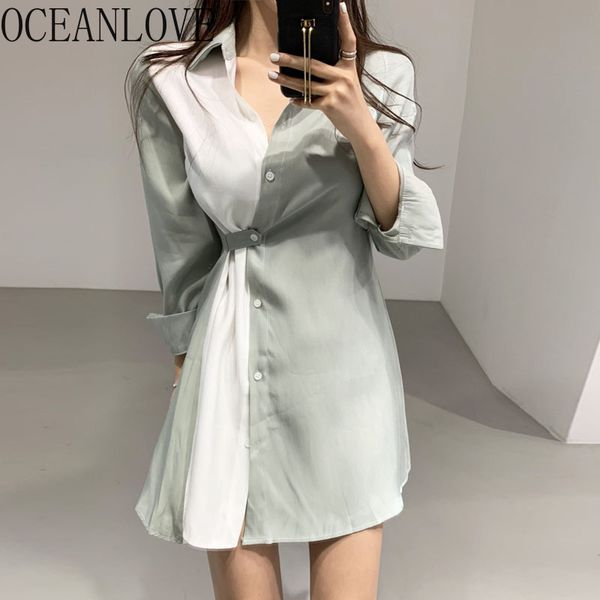 fashion spring ol vestidos contrast color single breasted high waist women dress patchwork mini dresses 14798 210415, Black;gray
fashion spring ol vestidos contrast color single breasted high waist women dress patchwork mini dresses 14798 210415, Black;gray