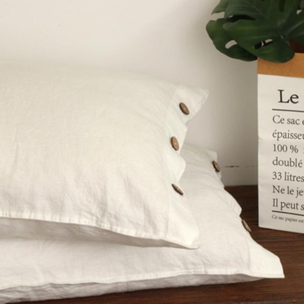 pillow case 2pcs 100% linen pillowcase comfortable coconut button cover for bed throw flax sofa covers dakimakura 50x75cm
pillow case 2pcs 100% linen pillowcase comfortable coconut button cover for bed throw flax sofa covers dakimakura 50x75cm