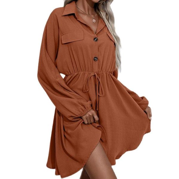 casual dresses 2021 winter women v neck mini dress knot front ruffles solid female short a line button party shirt vestidos, Black;gray
casual dresses 2021 winter women v neck mini dress knot front ruffles solid female short a line button party shirt vestidos, Black;gray