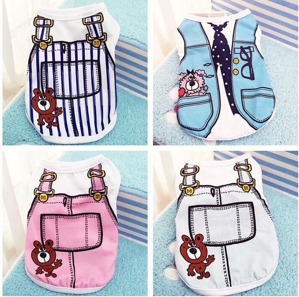 dog apparel fake suspender strap vest cotton pet spring and summer teddy bichon pomeranian clothes
dog apparel fake suspender strap vest cotton pet spring and summer teddy bichon pomeranian clothes