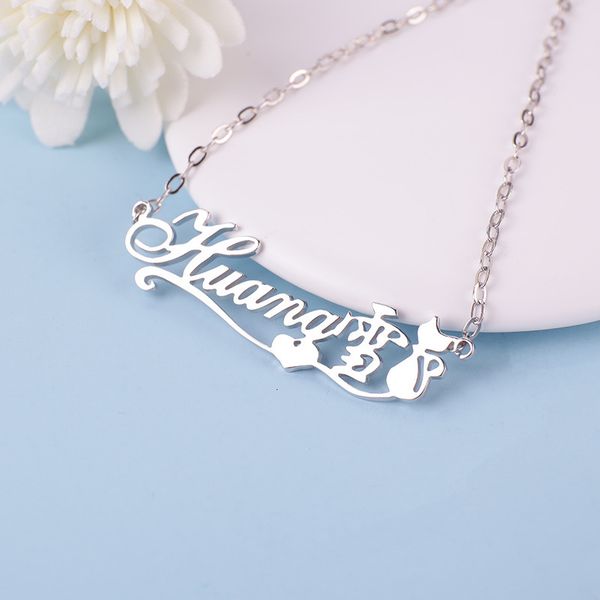 s925 sier letter necklace custom-made male and female coupl creative clavicle chain personalized engraved name pendant straight, White
s925 sier letter necklace custom-made male and female coupl creative clavicle chain personalized engraved name pendant straight, White