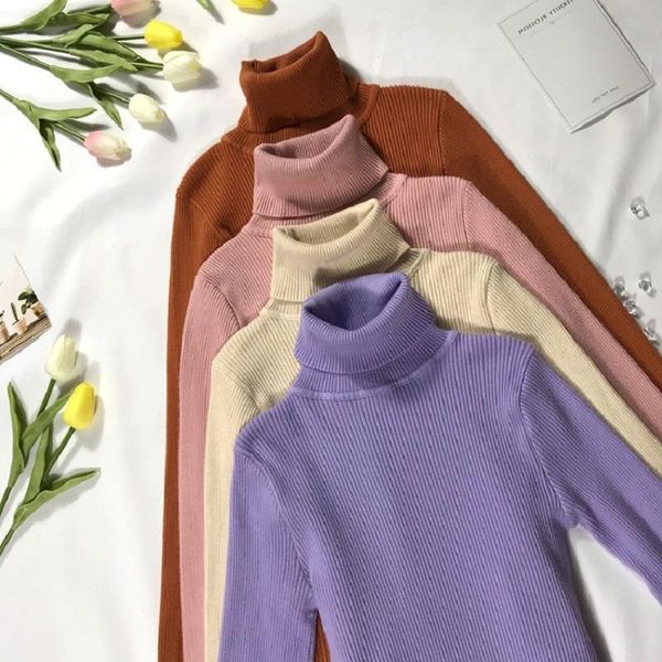 sweaters skinny elastic knitted soft pullover women winter autumn turtleneck black sweater female full korean fashion pullov, White;black
sweaters skinny elastic knitted soft pullover women winter autumn turtleneck black sweater female full korean fashion pullov, White;black