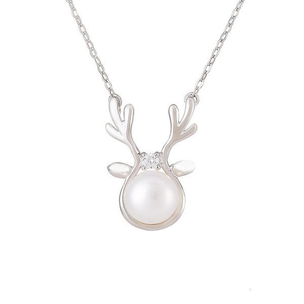 necklace xd313 gift s925 silver elk freshwater pearl fashion simple korean chain
necklace xd313 gift s925 silver elk freshwater pearl fashion simple korean chain