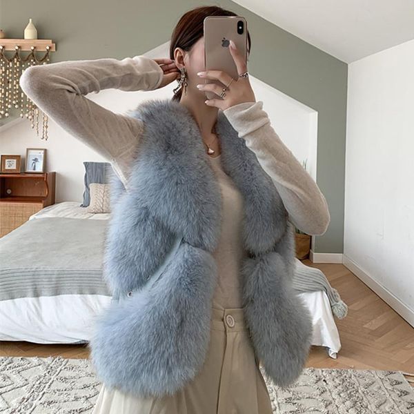 women's fur & faux real vest women autumn winter thick warm designer sleeveless jacket coat female ladies waistcoat, Black
women's fur & faux real vest women autumn winter thick warm designer sleeveless jacket coat female ladies waistcoat, Black