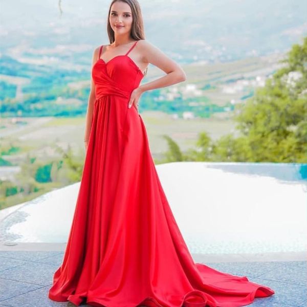 party dresses light red sweetheart 2021 arrival summer stain spaghetti strap sweep train floor-length for formal custom made, White;black
party dresses light red sweetheart 2021 arrival summer stain spaghetti strap sweep train floor-length for formal custom made, White;black