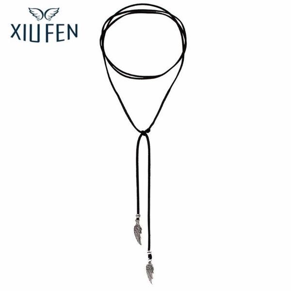 chokers xiufen necklace women clothing fashionable jewelry wing shape pendant charming gufts n4245, Golden;silver
chokers xiufen necklace women clothing fashionable jewelry wing shape pendant charming gufts n4245, Golden;silver
